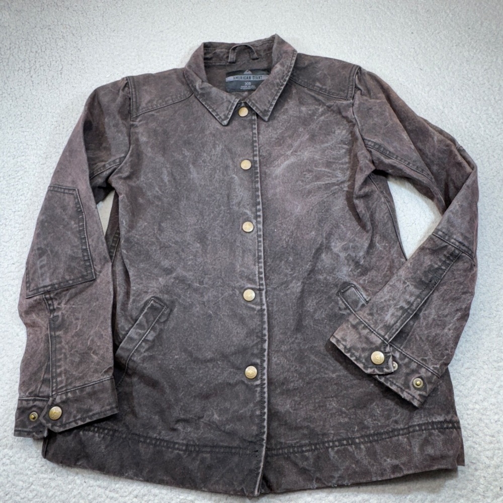 American Giant Jacket Womens Extra Small Duck Waxed Canvas‎ Field Chore Coat USA
